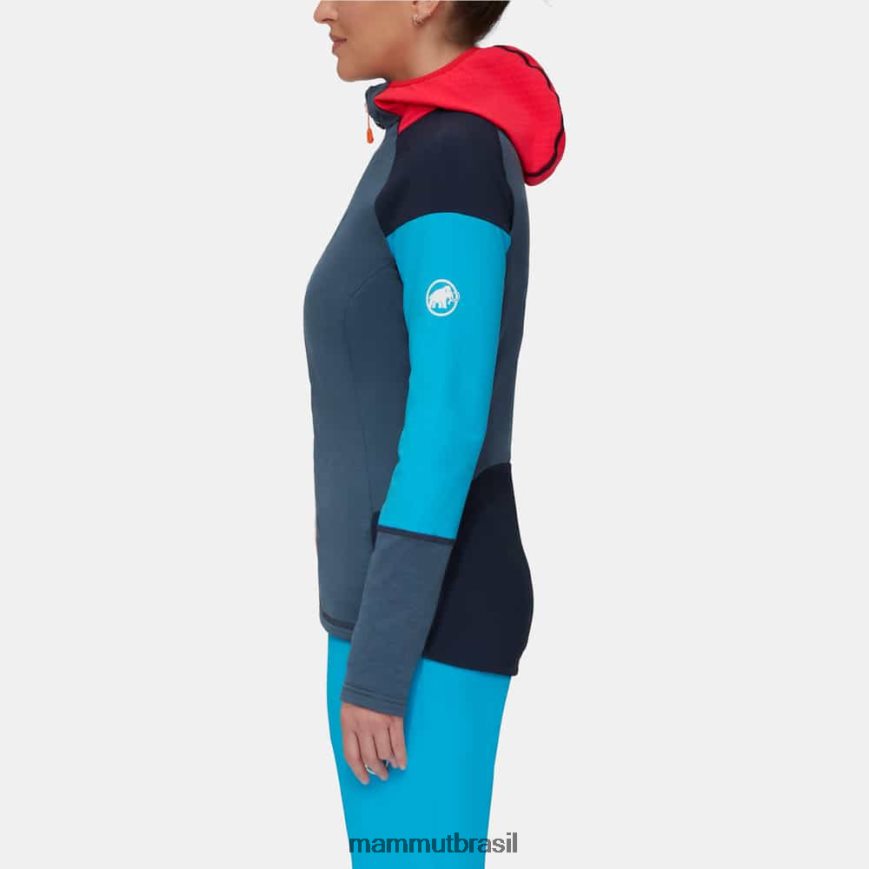 jaqueta com capuz eiswand advanced ml mulheres TZF08F179 Mammut roupas noite-azaléia