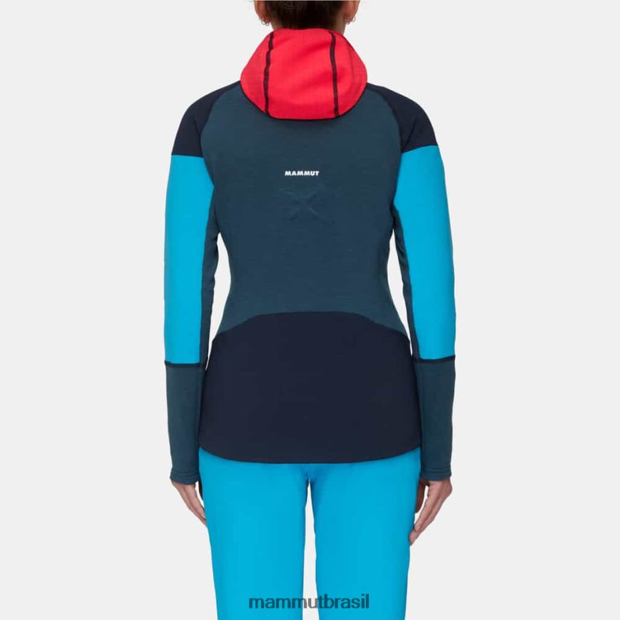 jaqueta com capuz eiswand advanced ml mulheres TZF08F179 Mammut roupas noite-azaléia
