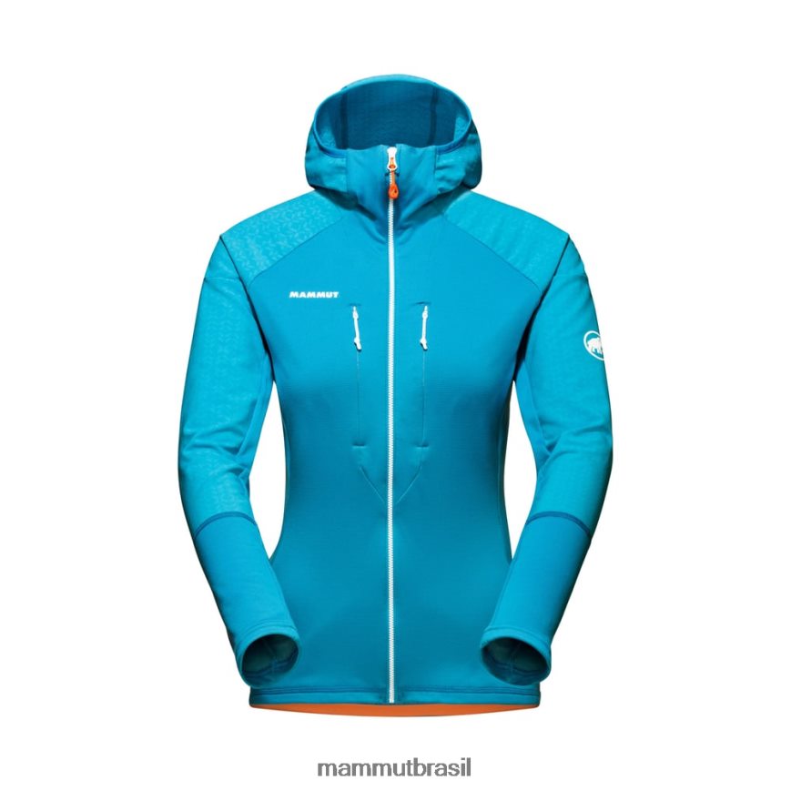 jaqueta com capuz eiswand advanced ml mulheres TZF08F966 Mammut roupas céu