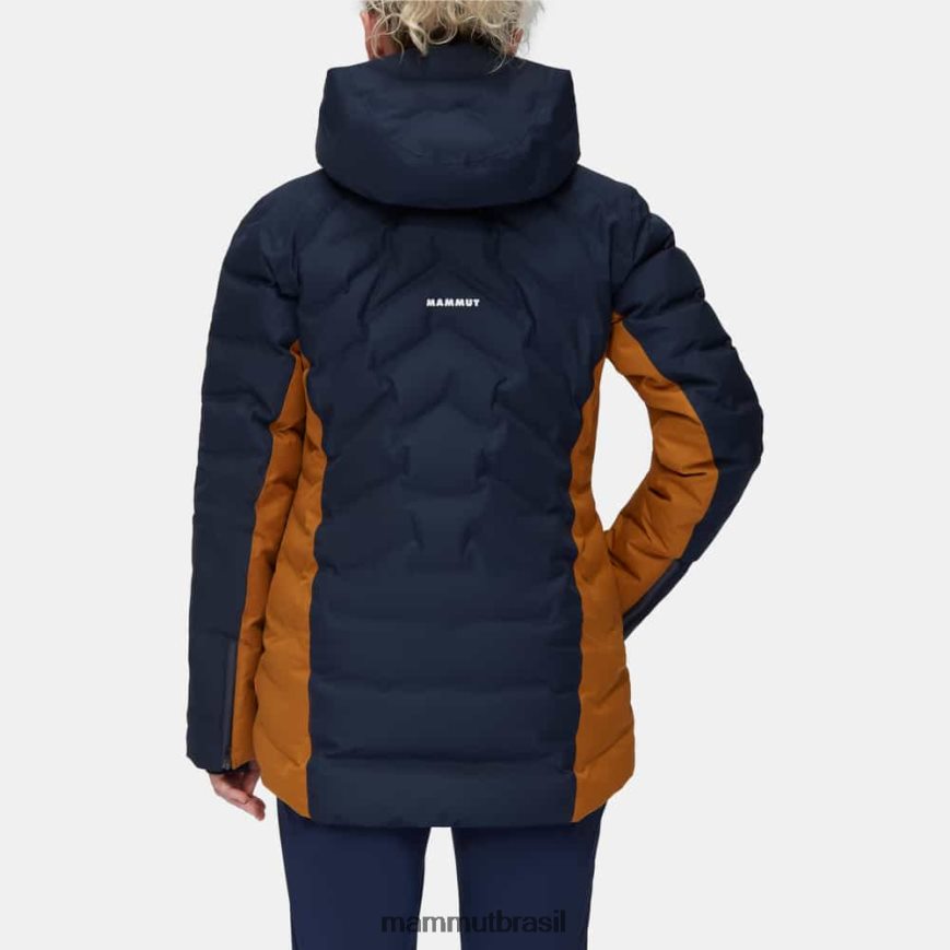 jaqueta com capuz fotics ski hs thermo mulheres TZF08F23 Mammut roupas chita marinha