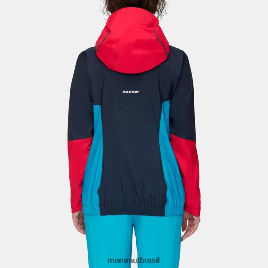 jaqueta com capuz nordwand light hs mulheres TZF08F681 Mammut roupas noite-azaléia
