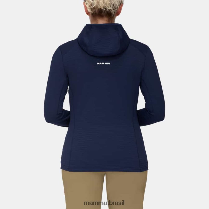jaqueta com capuz taiss light ml mulheres TZF08F985 Mammut roupas marinho