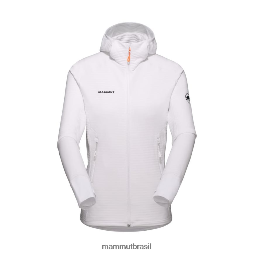 jaqueta com capuz taiss light ml mulheres TZF08F988 Mammut roupas branco