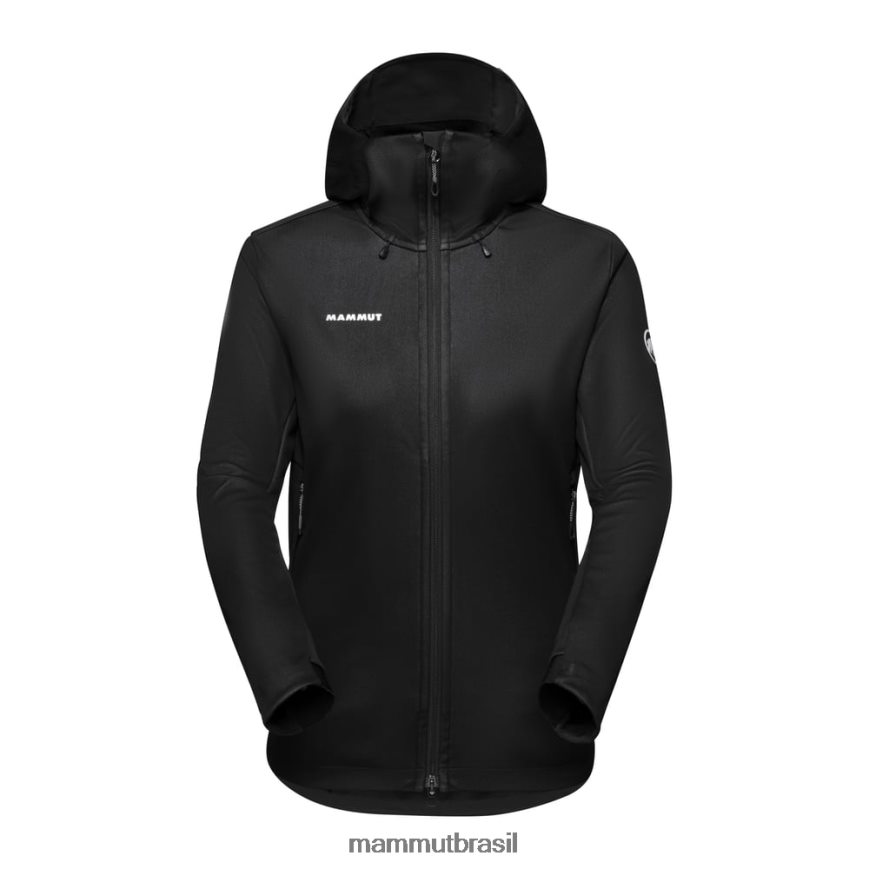 jaqueta com capuz ultimate vii so mulheres TZF08F738 Mammut roupas preto