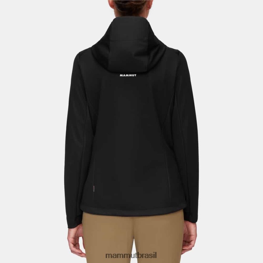 jaqueta com capuz ultimate vii so mulheres TZF08F738 Mammut roupas preto