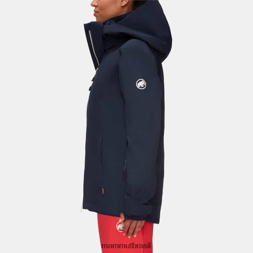 jaqueta térmica stoney hs mulheres TZF08F767 Mammut roupas branco marinho