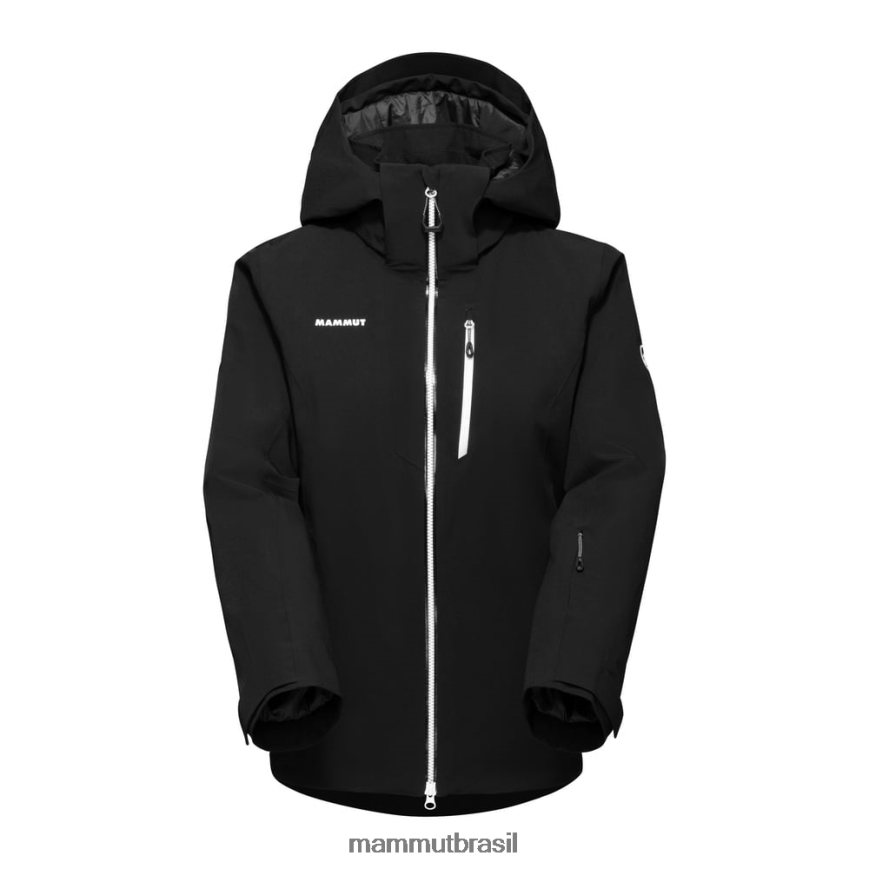 jaqueta térmica stoney hs mulheres TZF08F81 Mammut roupas Preto branco