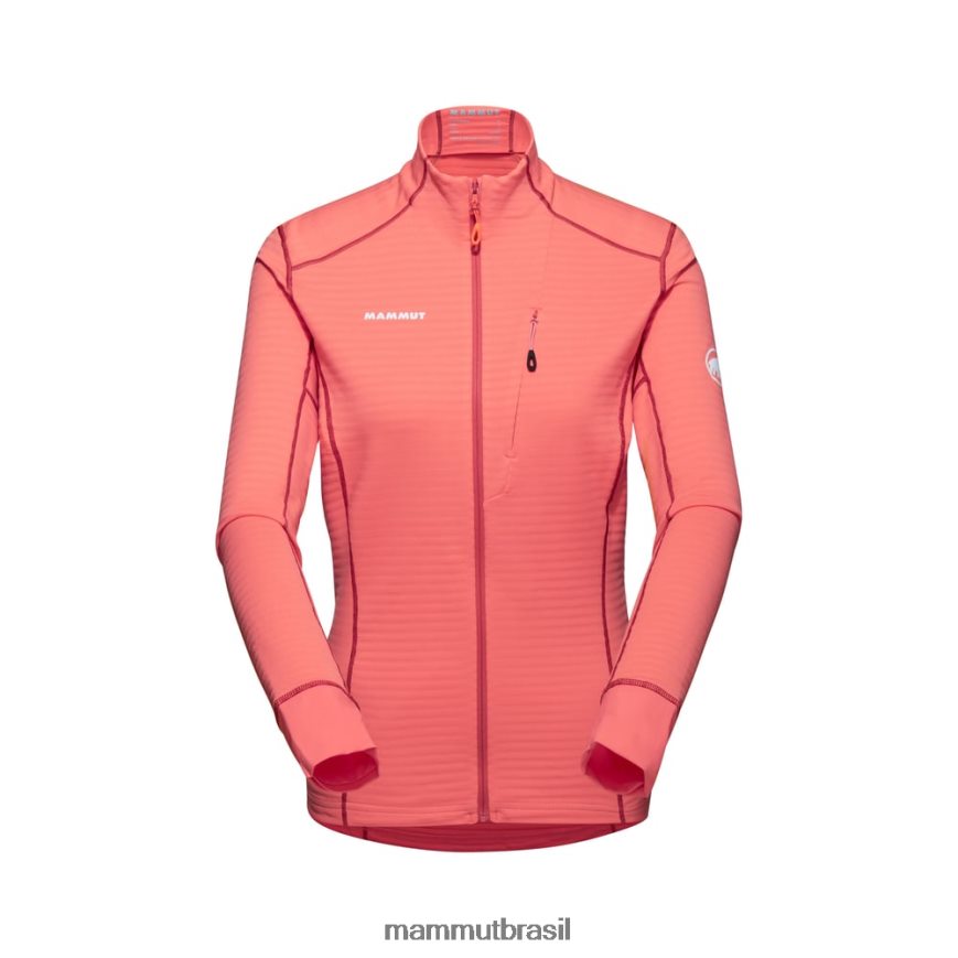jaqueta taiss light ml mulheres TZF08F196 Mammut roupas salmão-terracota