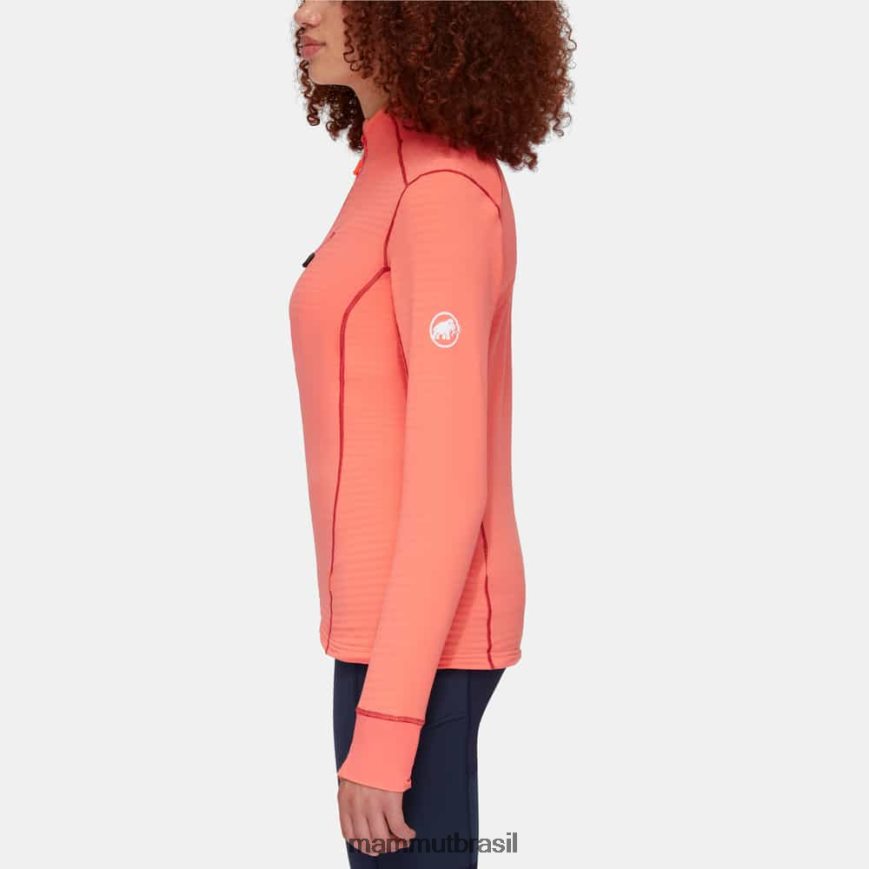 jaqueta taiss light ml mulheres TZF08F196 Mammut roupas salmão-terracota