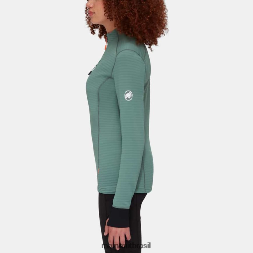 jaqueta taiss light ml mulheres TZF08F991 Mammut roupas jade-preto escuro