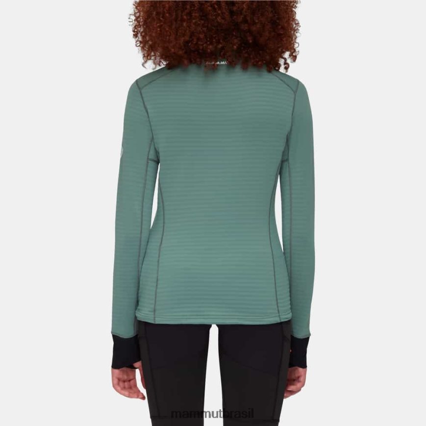 jaqueta taiss light ml mulheres TZF08F991 Mammut roupas jade-preto escuro