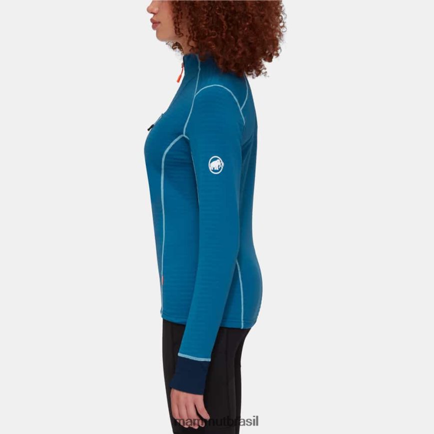 jaqueta taiss light ml mulheres TZF08F992 Mammut roupas azul profundo gelado
