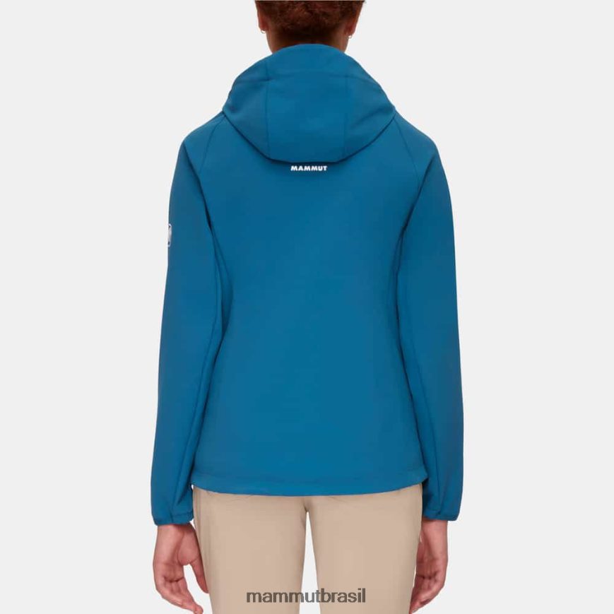máximo conforto jaqueta com capuz mulheres TZF08F666 Mammut roupas gelo profundo