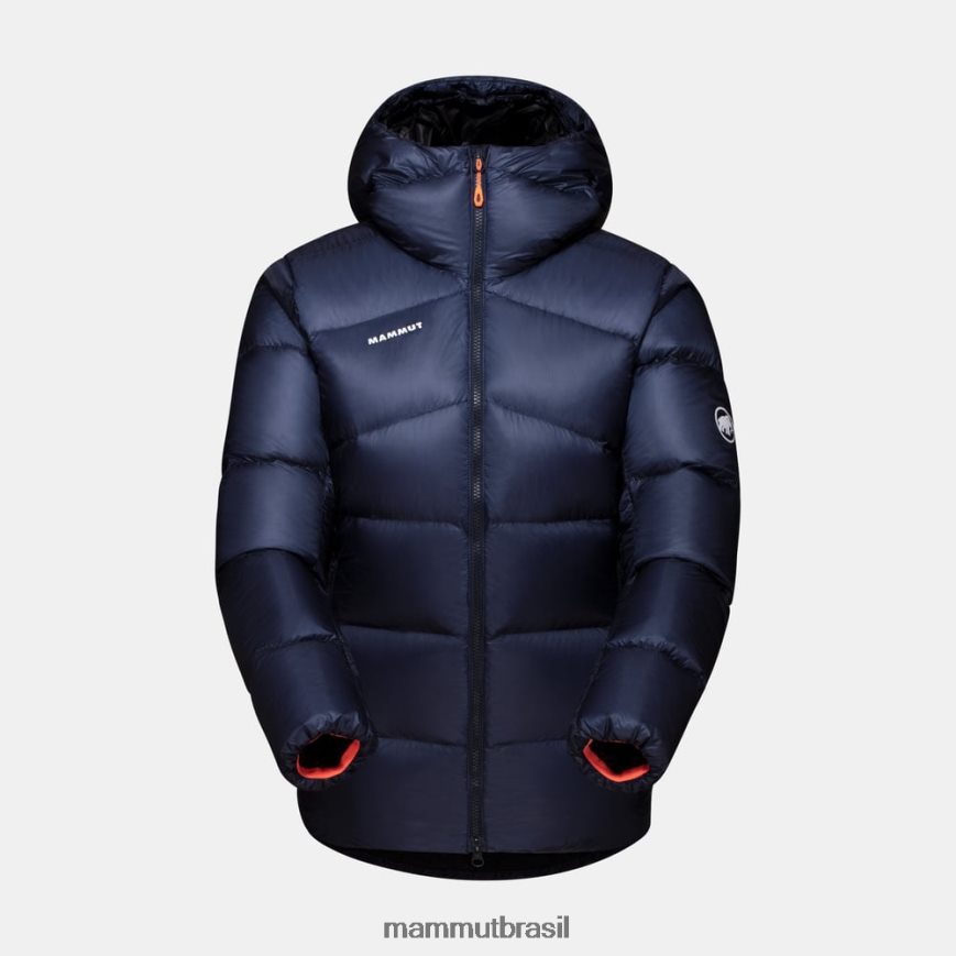 meron em jaqueta com capuz mulheres TZF08F51 Mammut roupas marinho-preto
