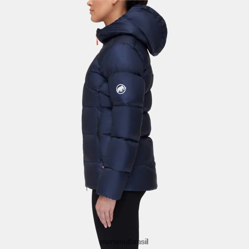 meron em jaqueta com capuz mulheres TZF08F51 Mammut roupas marinho-preto