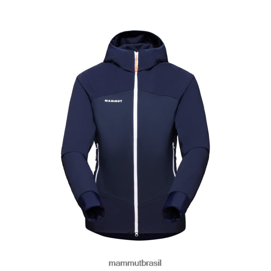 taiss em jaqueta com capuz híbrida mulheres TZF08F54 Mammut roupas marinho