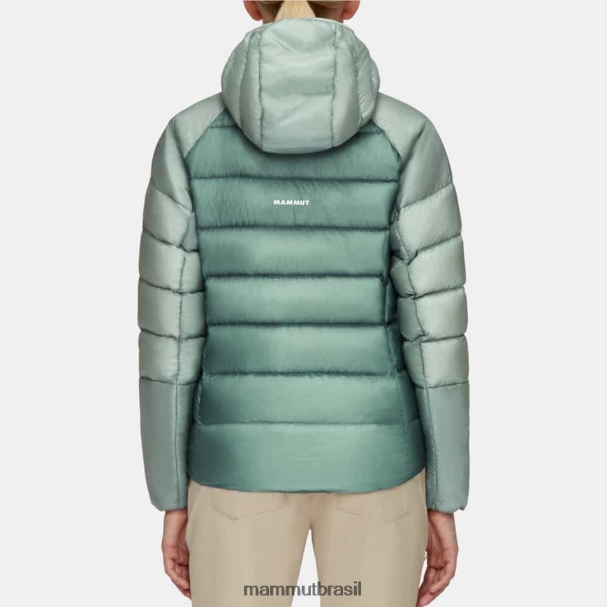 taiss em jaqueta com capuz mulheres TZF08F32 Mammut roupas jade-jade escuro
