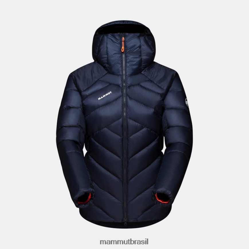 taiss em jaqueta com capuz mulheres TZF08F690 Mammut roupas marinho-preto