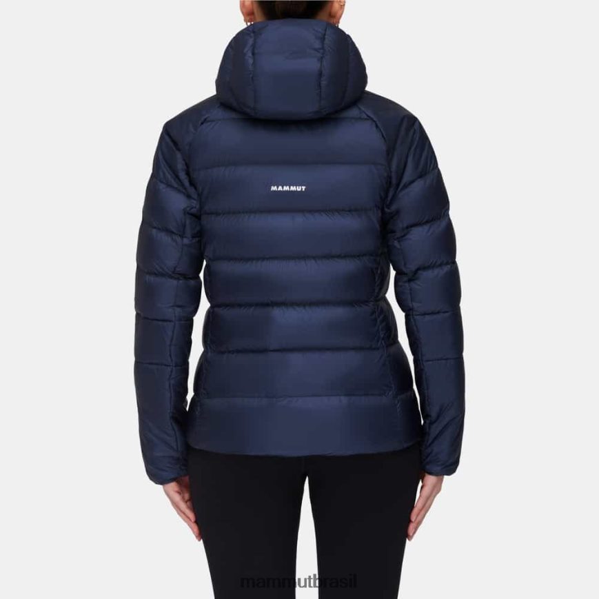 taiss em jaqueta com capuz mulheres TZF08F690 Mammut roupas marinho-preto