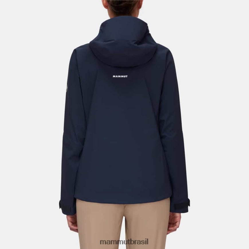 taiss hs jaqueta com capuz mulheres TZF08F723 Mammut roupas marinho