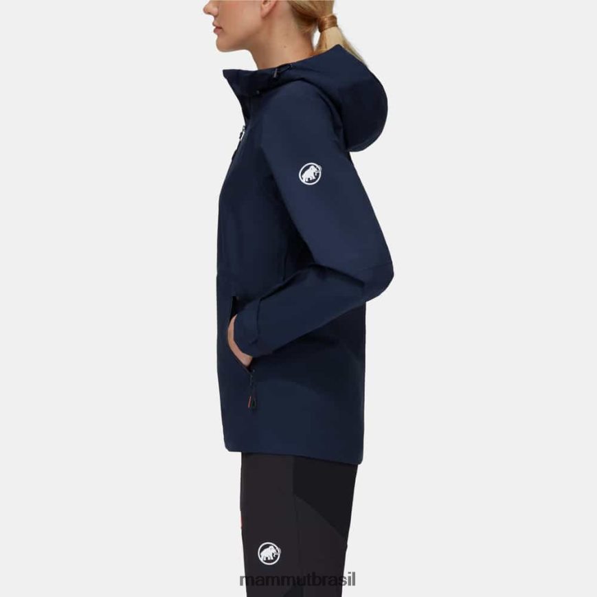 transmitir tour hs jaqueta com capuz mulheres TZF08F745 Mammut roupas marinho