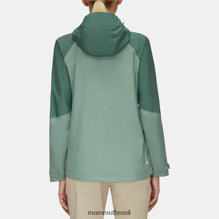 transmitir tour hs jaqueta com capuz mulheres TZF08F746 Mammut roupas jade-jade escuro