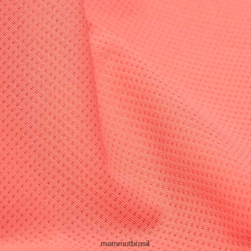 aenergy fl manga longa com meio zíper mulheres TZF08F135 Mammut roupas salmão-terracota