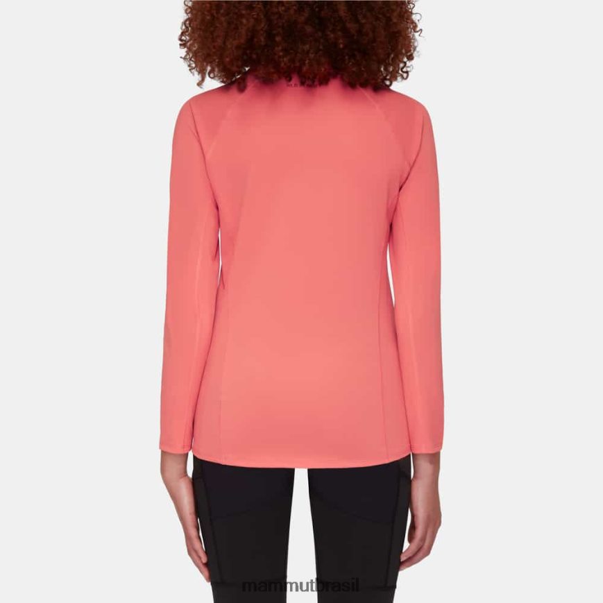 logotipo manga longa selun fl mulheres TZF08F867 Mammut roupas salmão