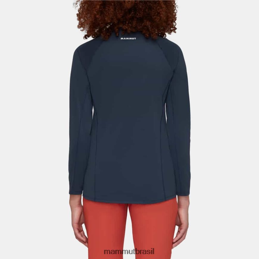 logotipo manga longa selun fl mulheres TZF08F868 Mammut roupas marinho