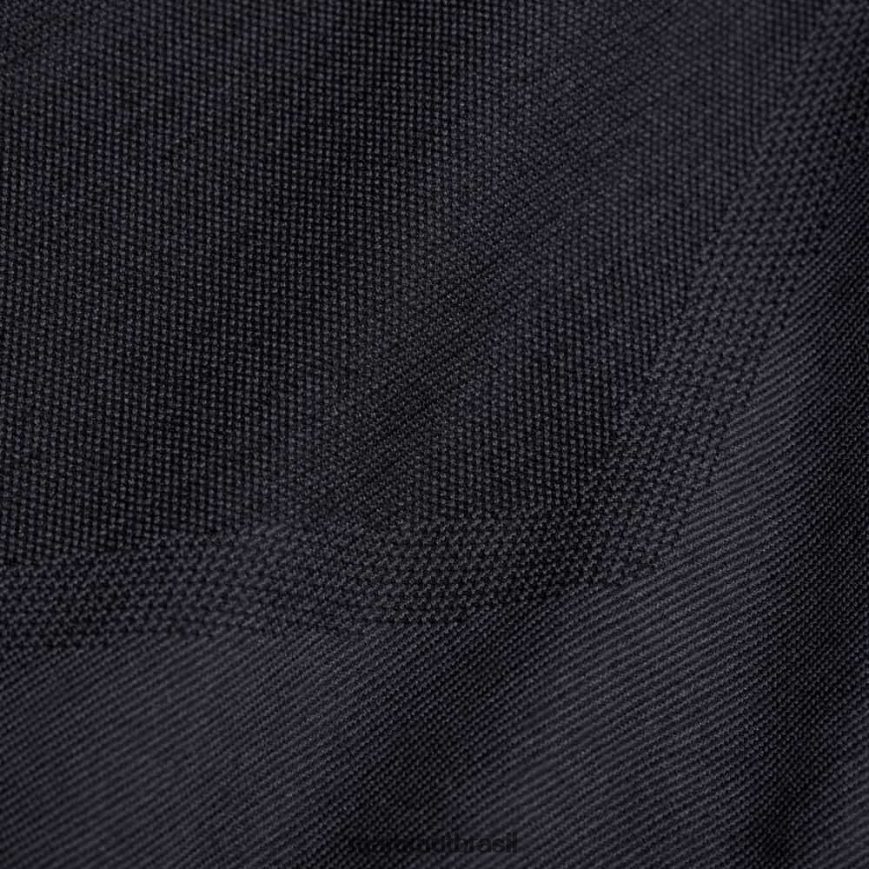 trift manga longa com meio zíper mulheres TZF08F1049 Mammut roupas preto