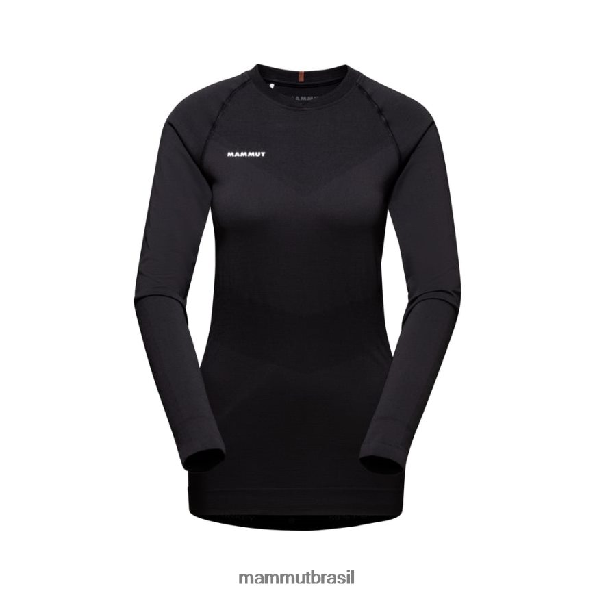 trift manga longa mulheres TZF08F1051 Mammut roupas preto
