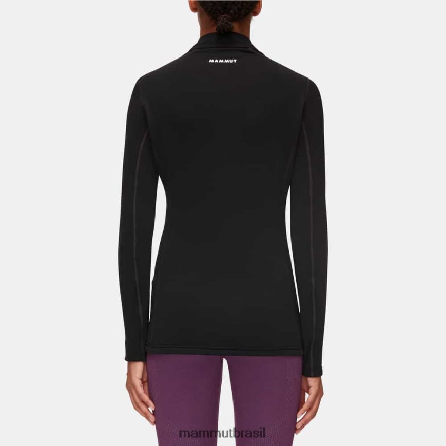aenergy ml meio zip pull mulheres TZF08F1052 Mammut roupas preto