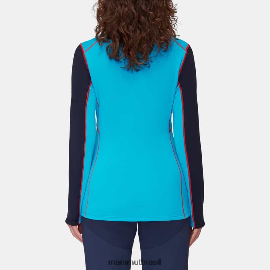 aenergy ml meio zip pull mulheres TZF08F1053 Mammut roupas céu-noite