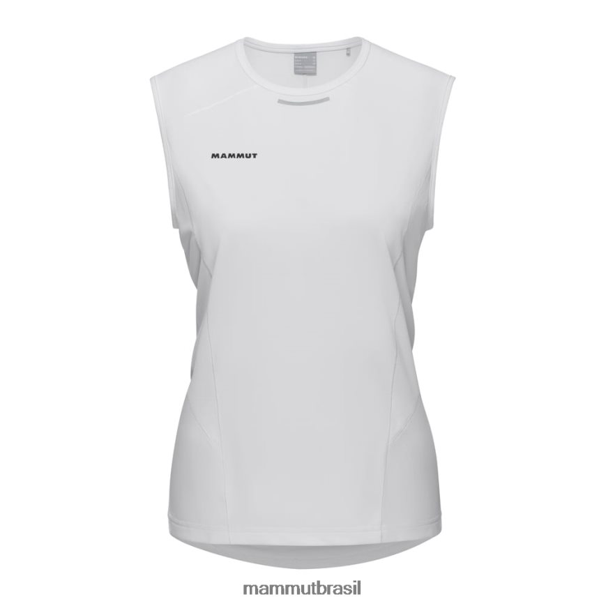 aenergy top fl cap manga mulheres TZF08F256 Mammut roupas branco