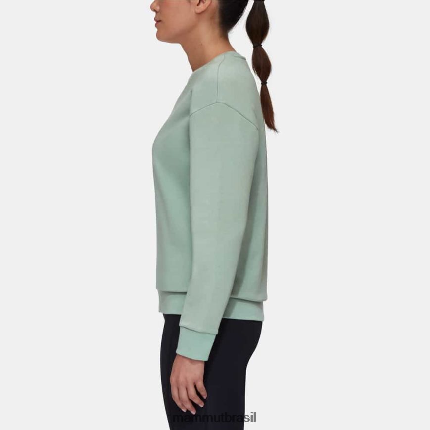 logotipo da gola careca core ml mulheres TZF08F213 Mammut roupas jade