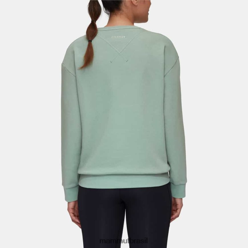 logotipo da gola careca core ml mulheres TZF08F213 Mammut roupas jade