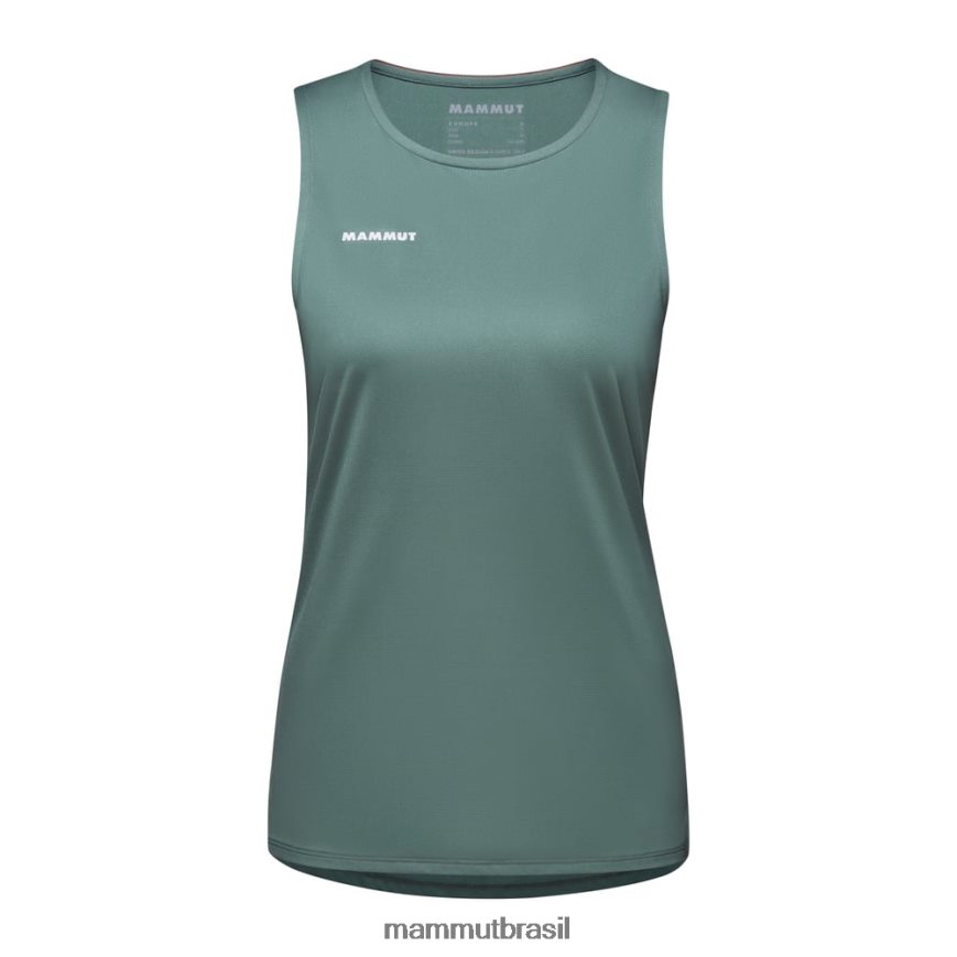 regata selun fl mulheres TZF08F806 Mammut roupas jade escuro