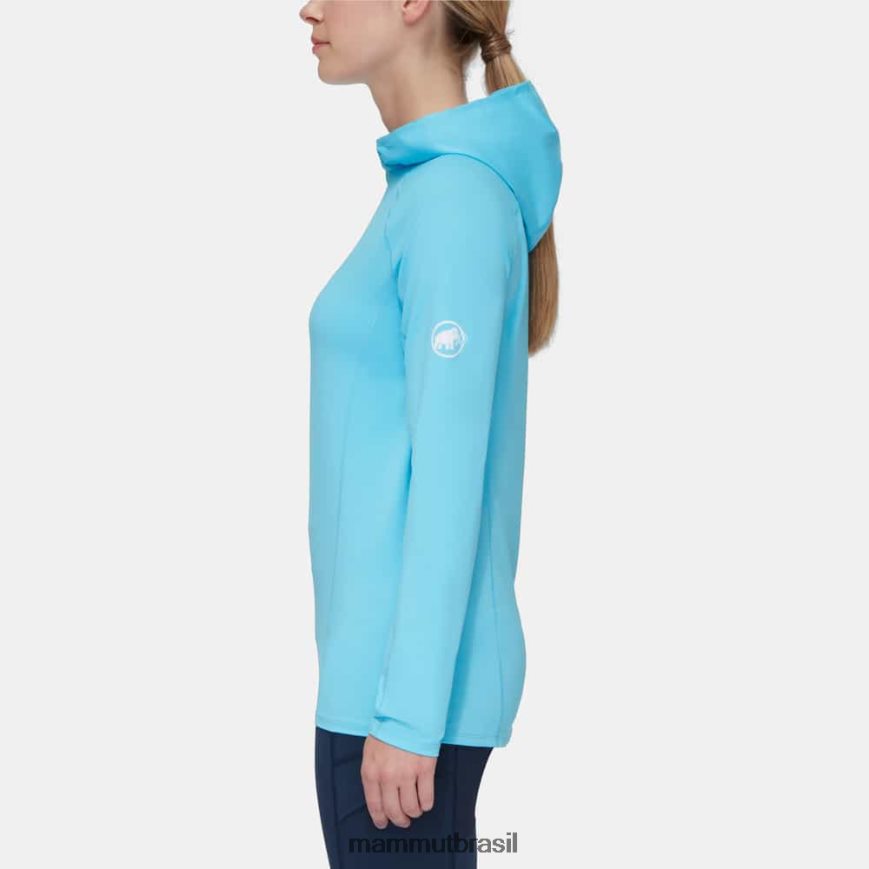 selun fl sun com capuz mulheres TZF08F644 Mammut roupas azul legal
