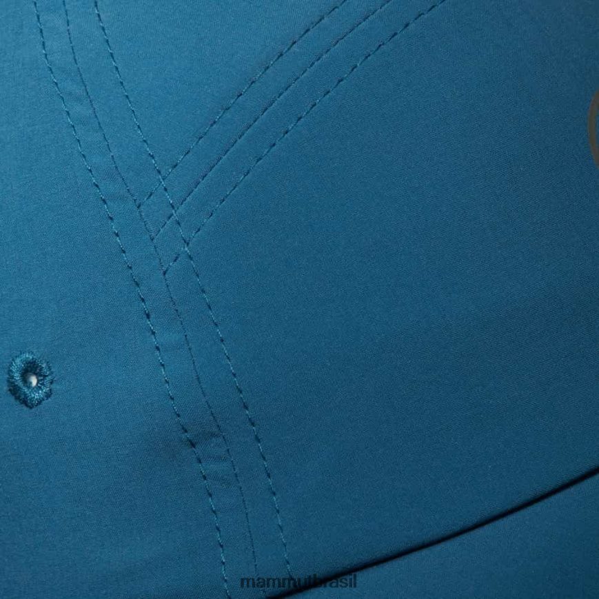 boné de pico do sol unissex TZF08F1138 Mammut acessórios gelo profundo