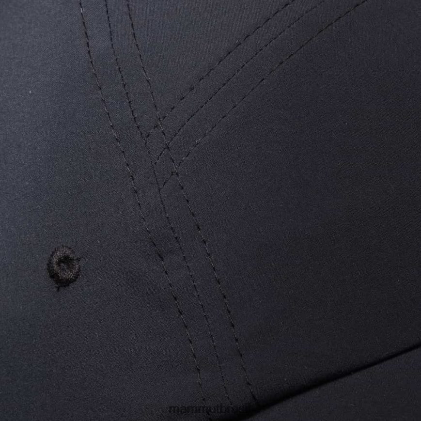 boné de pico do sol unissex TZF08F273 Mammut acessórios preto