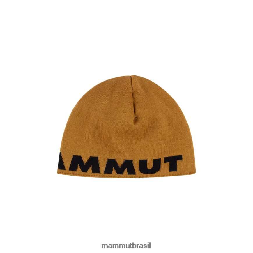 gorro com logotipo unissex TZF08F299 Mammut acessórios chita-preta