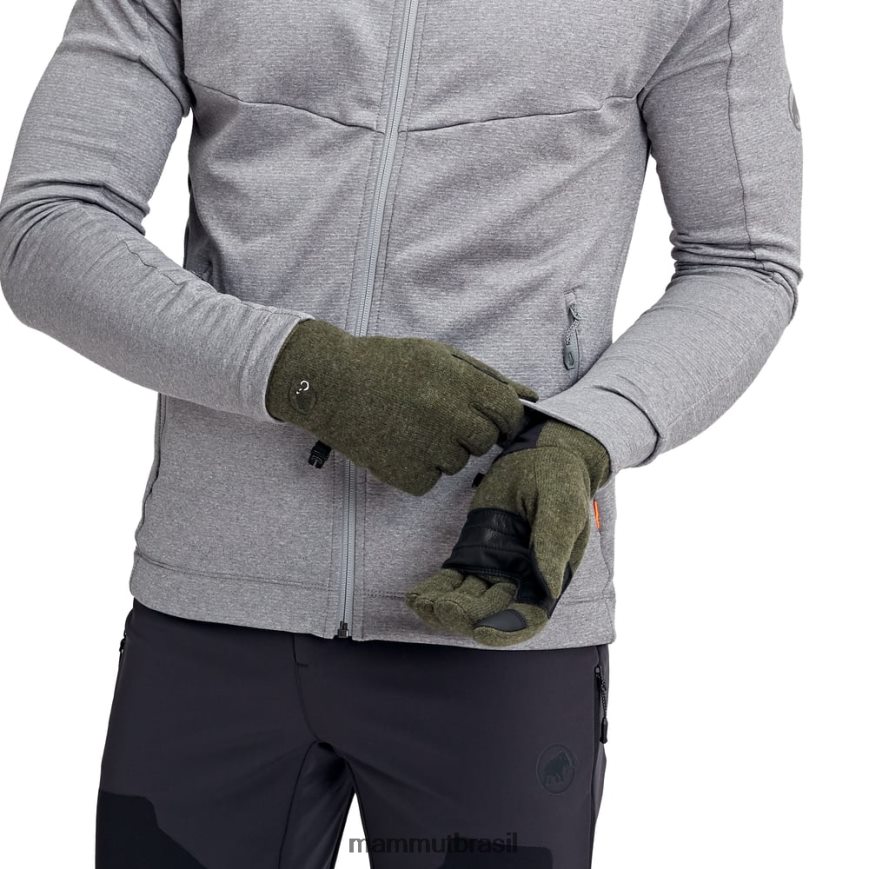 luva da paixão unissex TZF08F1148 Mammut acessórios iguana melange