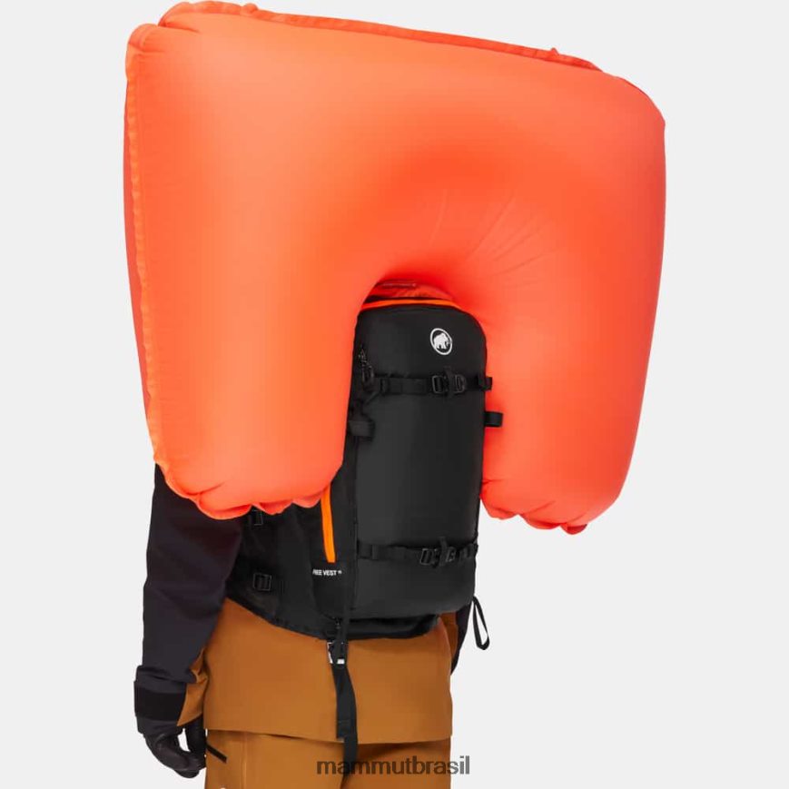 colete livre 15 airbag removível 3.0 (xs-m) unissex TZF08F418 Mammut equipamento preto