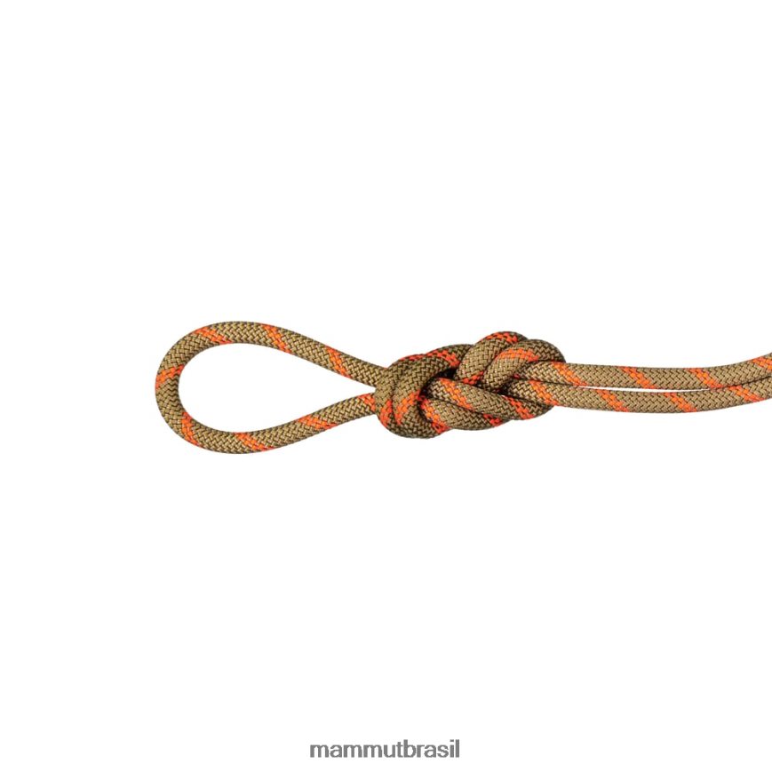 8.0 corda seca alpina unissex TZF08F1455 Mammut equipamento laranja de segurança