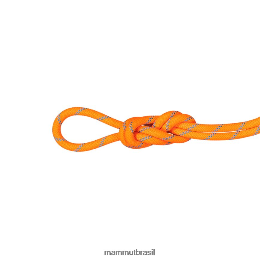 8.7 alpine sender corda seca unissex TZF08F562 Mammut equipamento vibrante oceano laranja