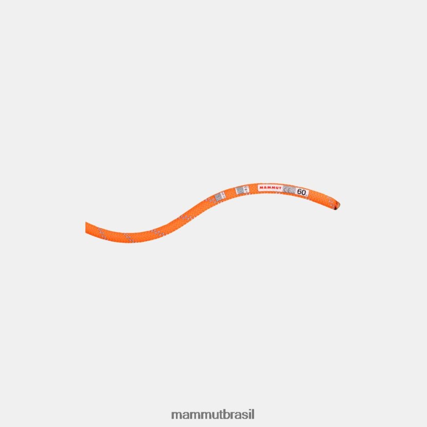 9.5 corda seca alpina unissex TZF08F496 Mammut equipamento laranja-zen de segurança