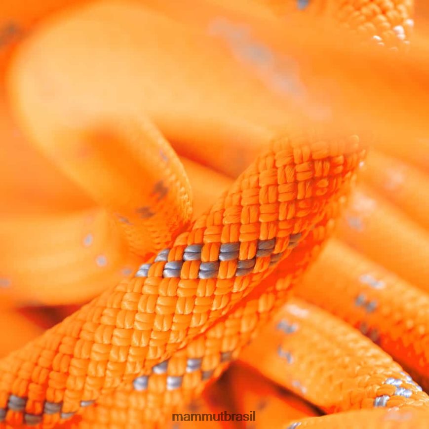 9.5 corda seca alpina unissex TZF08F496 Mammut equipamento laranja-zen de segurança