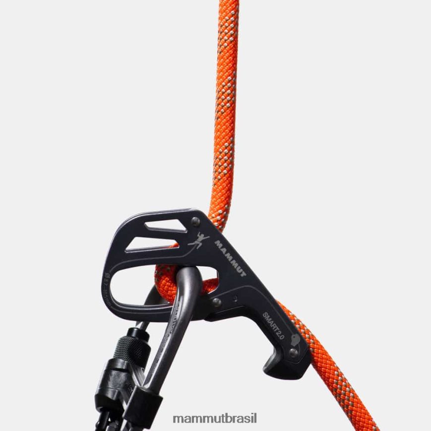 9.8 corda clássica crag unissex TZF08F1413 Mammut equipamento vibrante branco alaranjado