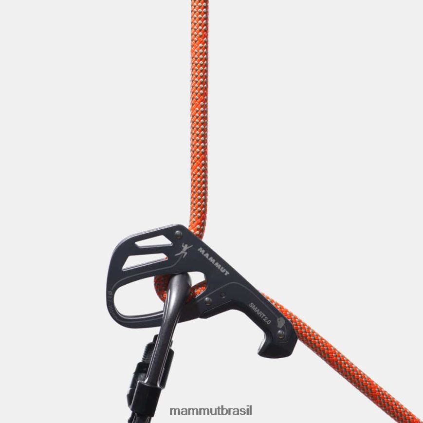 9.8 corda clássica crag unissex TZF08F506 Mammut equipamento branco alaranjado