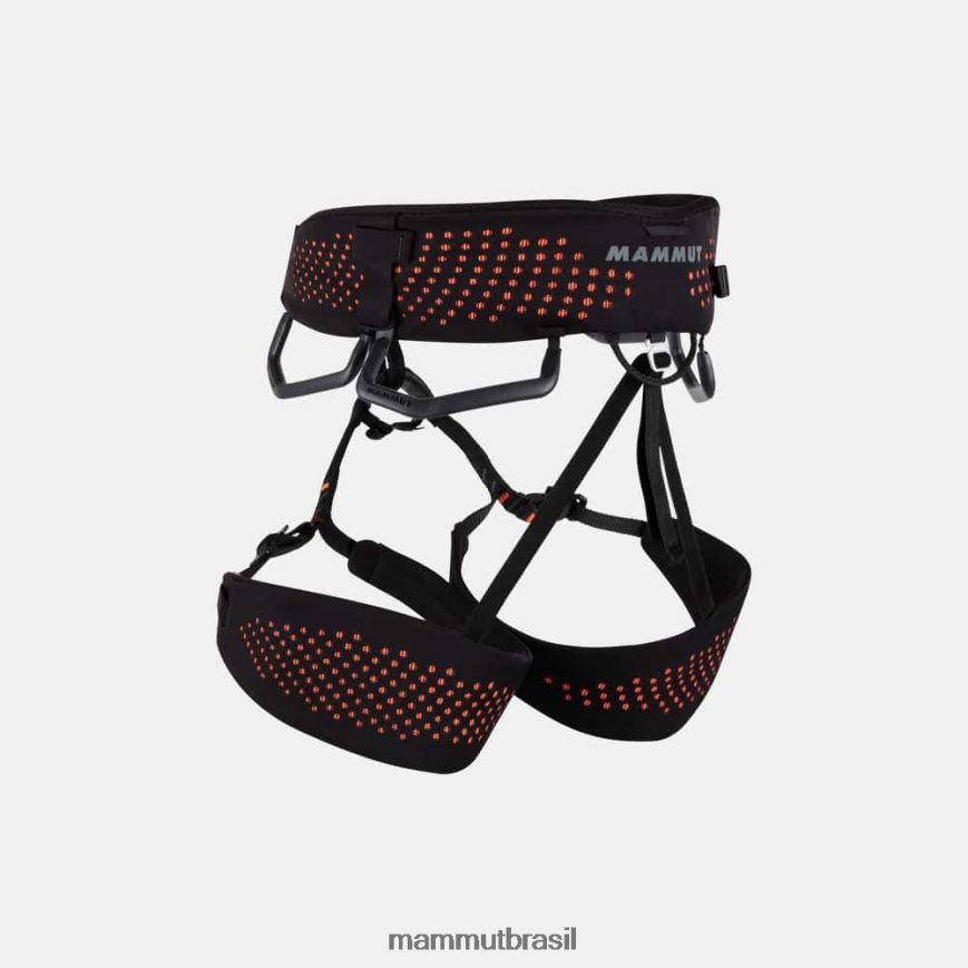 arnês de ajuste rápido de conforto unissex TZF08F501 Mammut equipamento preto-laranja de segurança